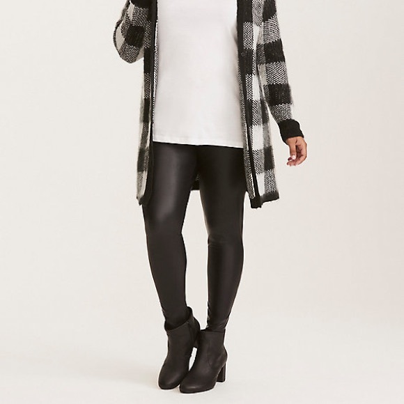 torrid Pants - Torrid faux black leather leggings size 2x